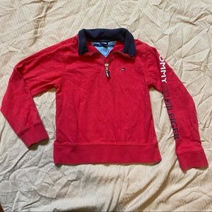 Red Tommy Hilfiger pullover